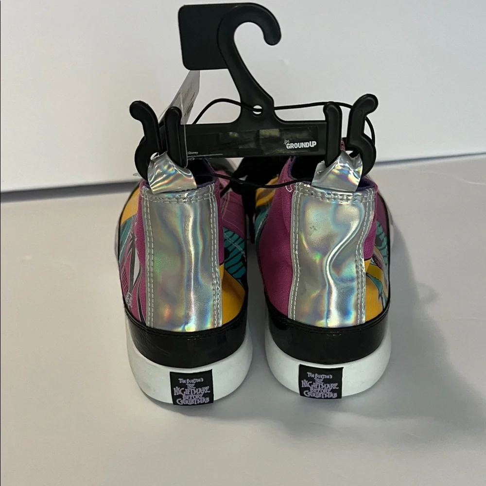 Disney High-Top Sneakers with Skeleton Design - Black, Yellow, Purple, Teal - Picture 2 of 6